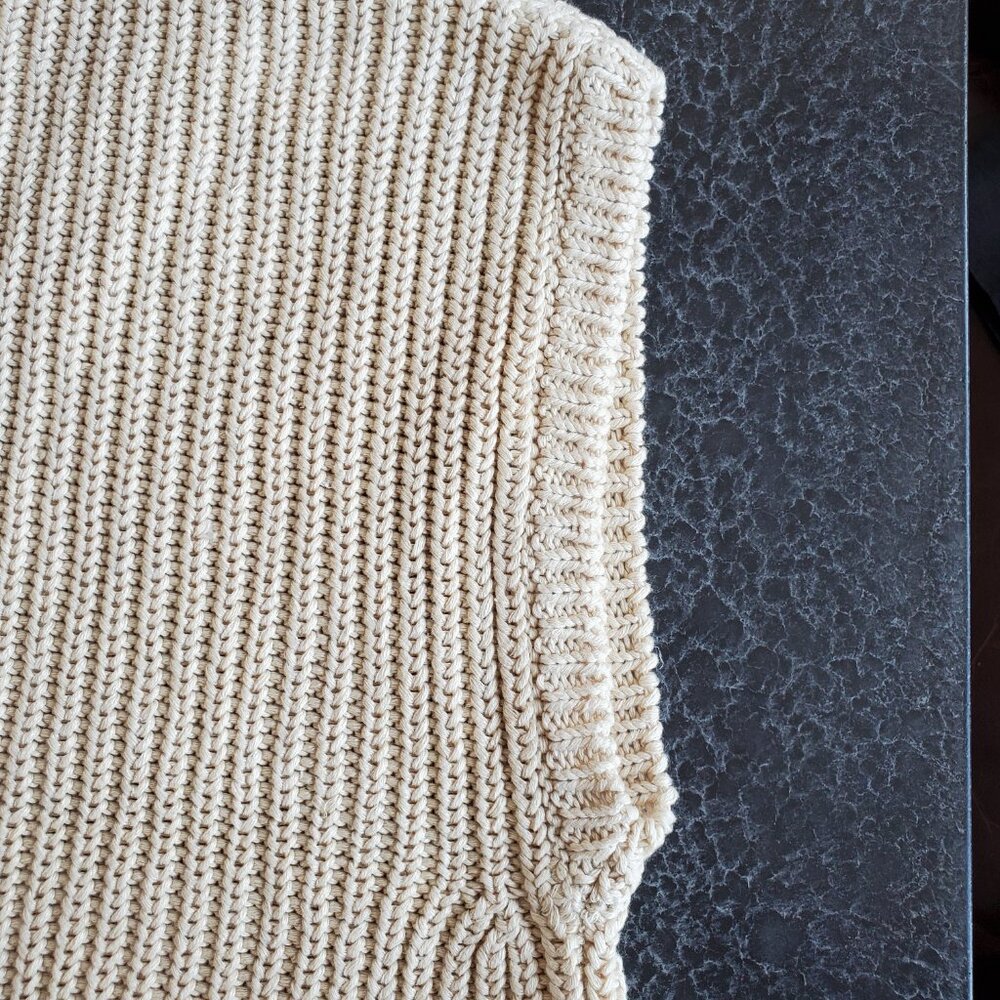 TOTEME ! chunky-knit linen-blend vest (L) - Picture 9 of 14